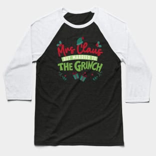 Mrs Claus Baseball T-Shirt